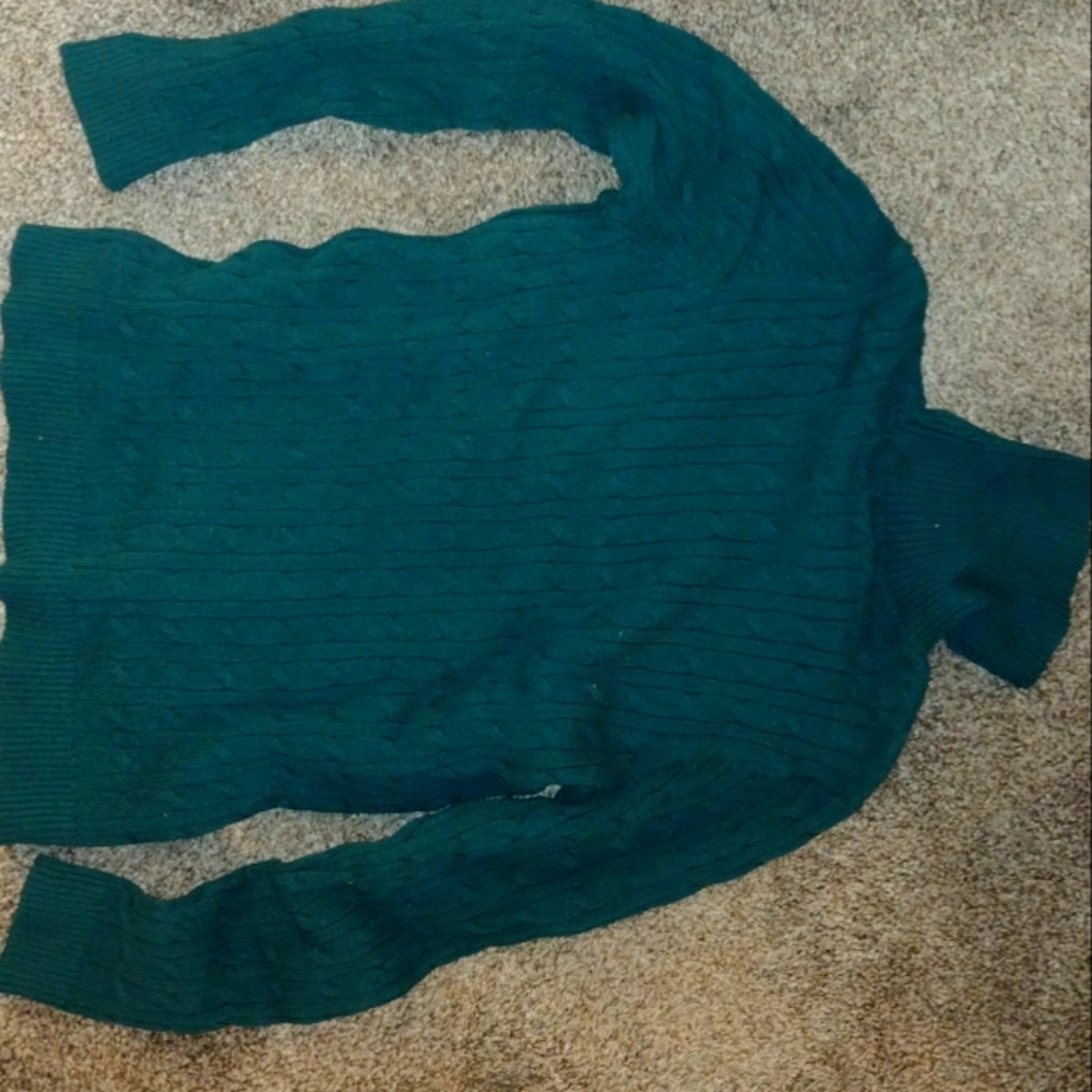 Emerald green sweater